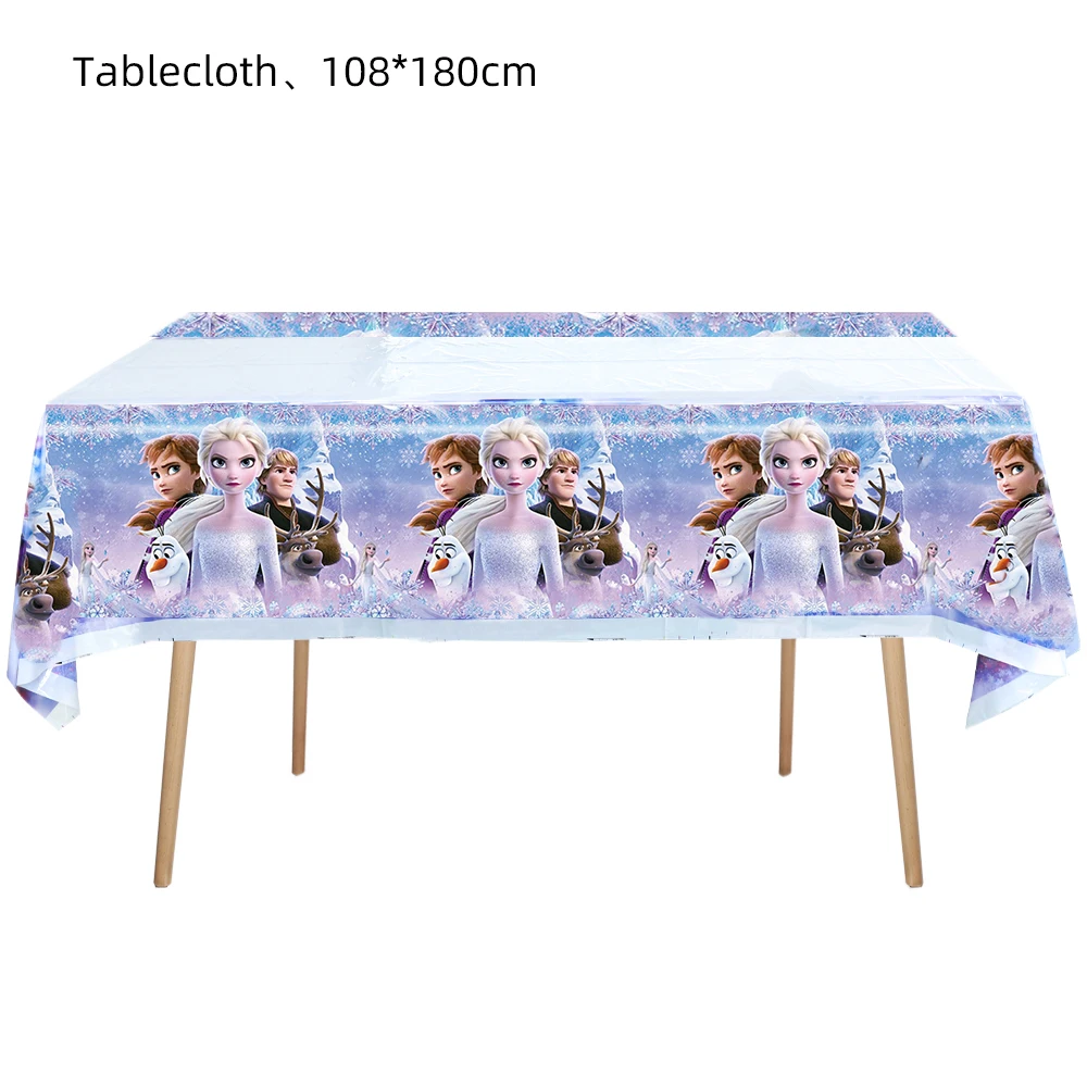 Party Supplies Disney Frozen Disposable Tablecloth for Birthday Party