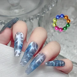 Water Ripple Cat Eye Magnetic Gel Beads - Multifunctional Nail Art Design Tool Set (05)