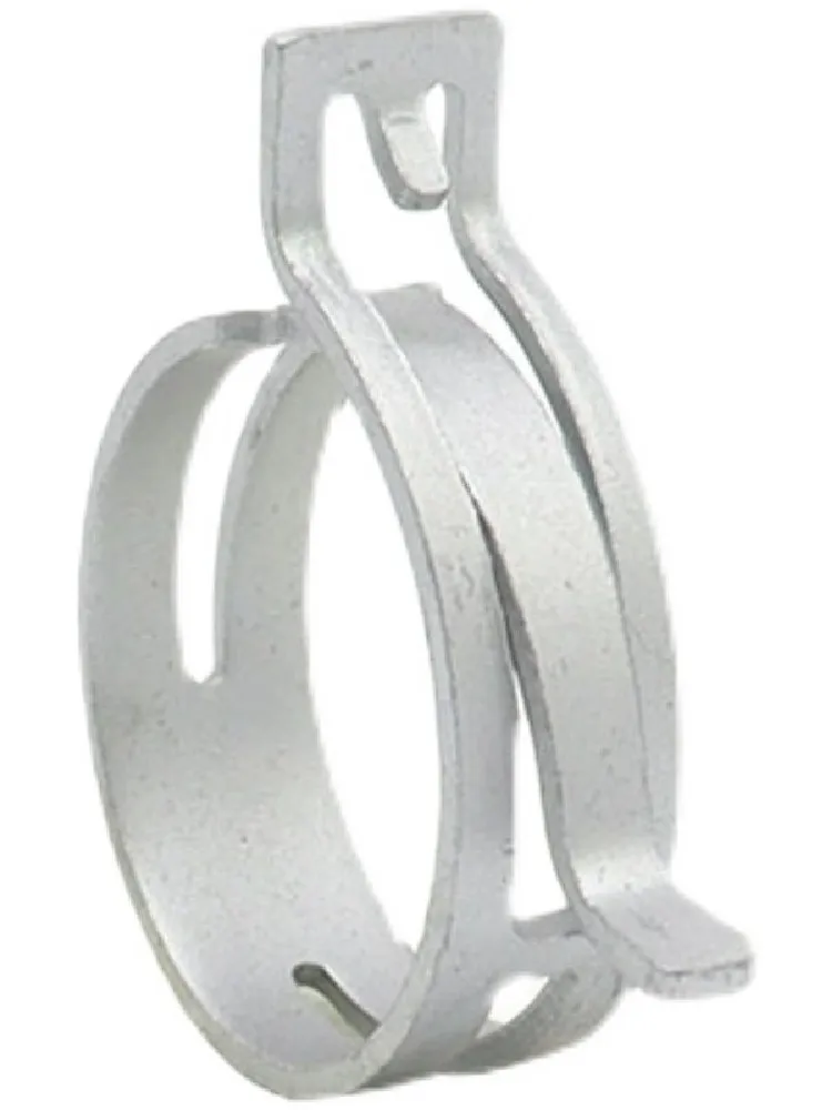 Hose Clamps Pipe Clamps M4.5/5/6/7/8/9/10/11/12-37mm 10Pcs Hose Clamps Fuel Hose Line Water Pipe Clamp Hoops Air Tube Fastener Spring Clips Galvanized