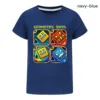 Kids Cartoon Harajuku Tops Tees Geometry Dash 3D Print T-shirt Summer Boys Girls O-neck Short Sleeve T Shirt Children Clothing 4