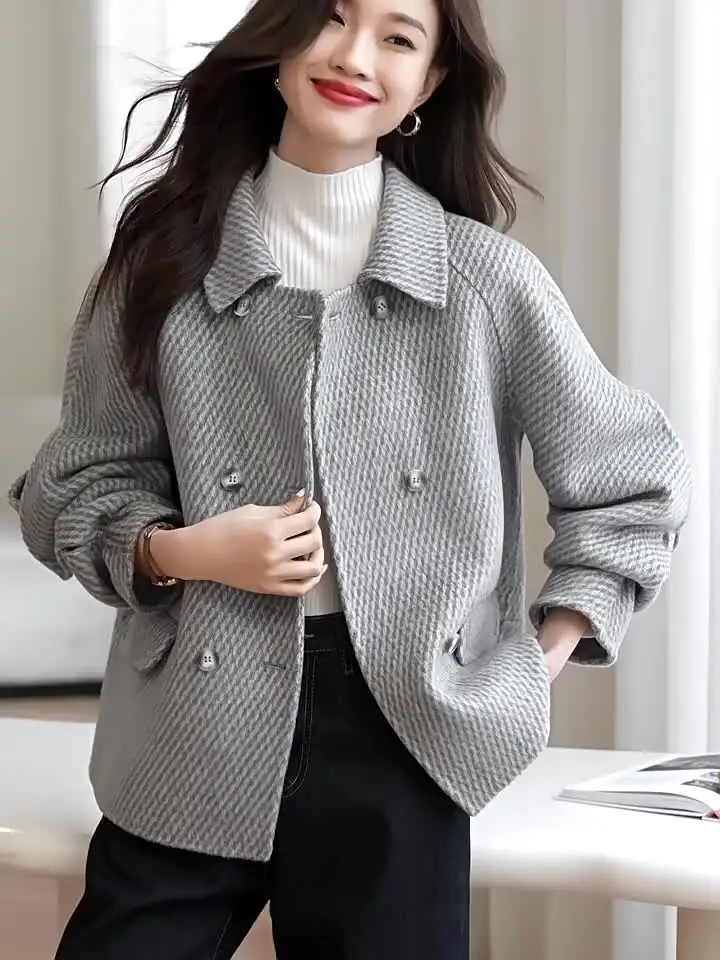 BGTEEVER Винтажные шерстяные пальто для женщин