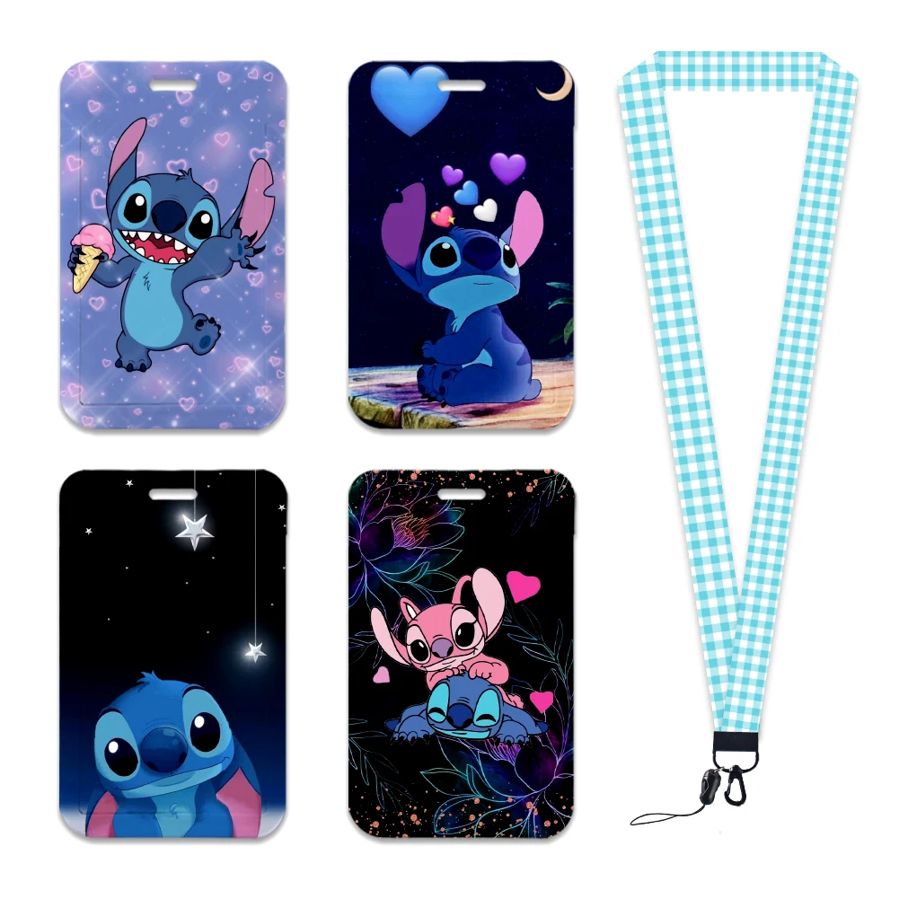 

Cute Animal Stitch Mobile Phone Lanyard Keychains Lanyard Rope for Keys ID Card Employee Card Badge Holder ID Card Lanyard