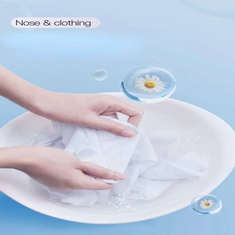 30 Pcs/Box Fragrance Laundry Gel 120ml Portable Washing Capsules Powder Travel Home Cleaning Cloth Stain Remover Detergent