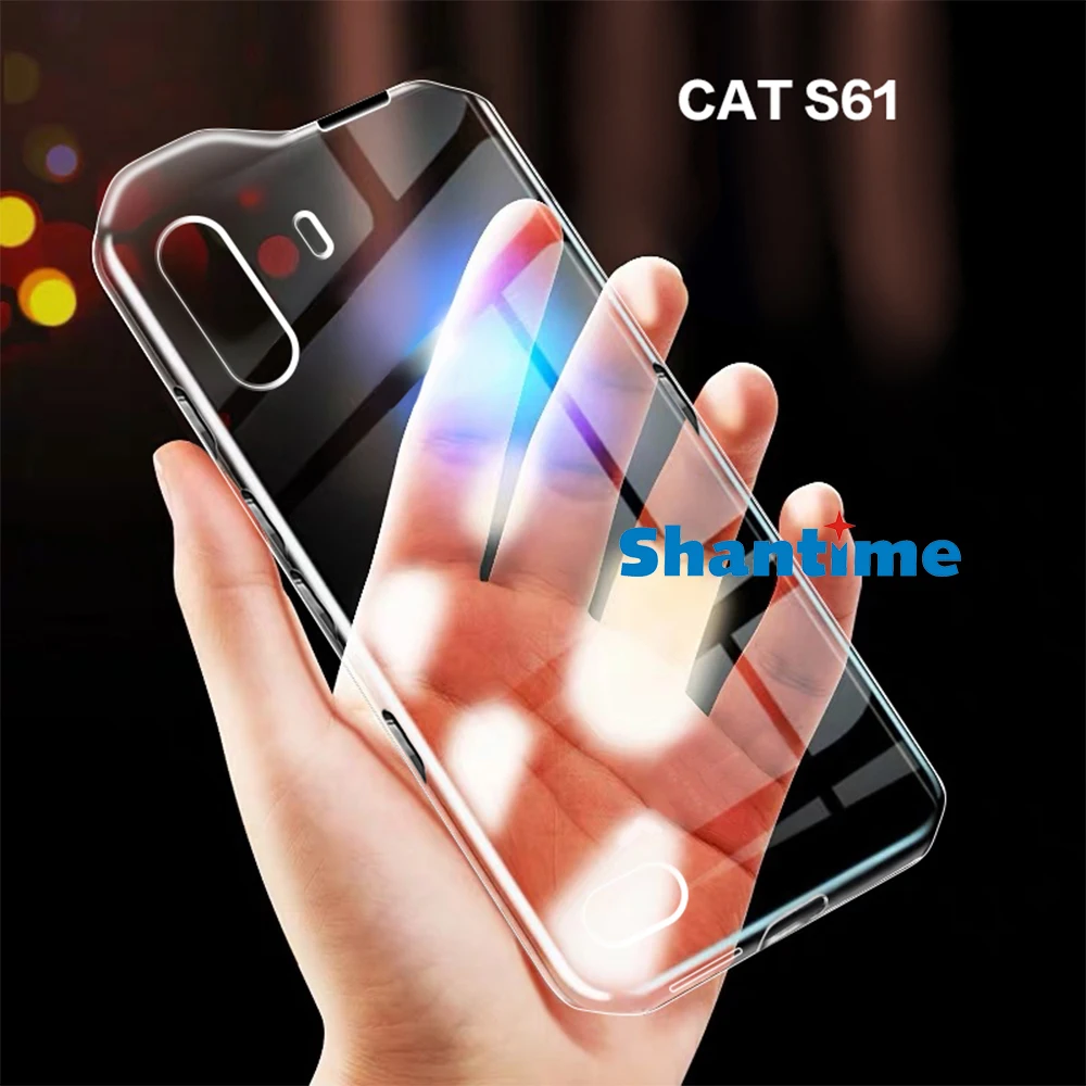소프트 TPU 케이스, 젤 푸딩 실리콘 폰 보호 백 쉘, CAT S61, 5.2 인치