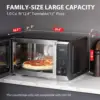 TOSHIBA Countertop Microwave Oven Air Fryer Combo 1.0 cu.ft Inverter Convection Broil Speedy Combi Even Defrost Humidity Sensor 5