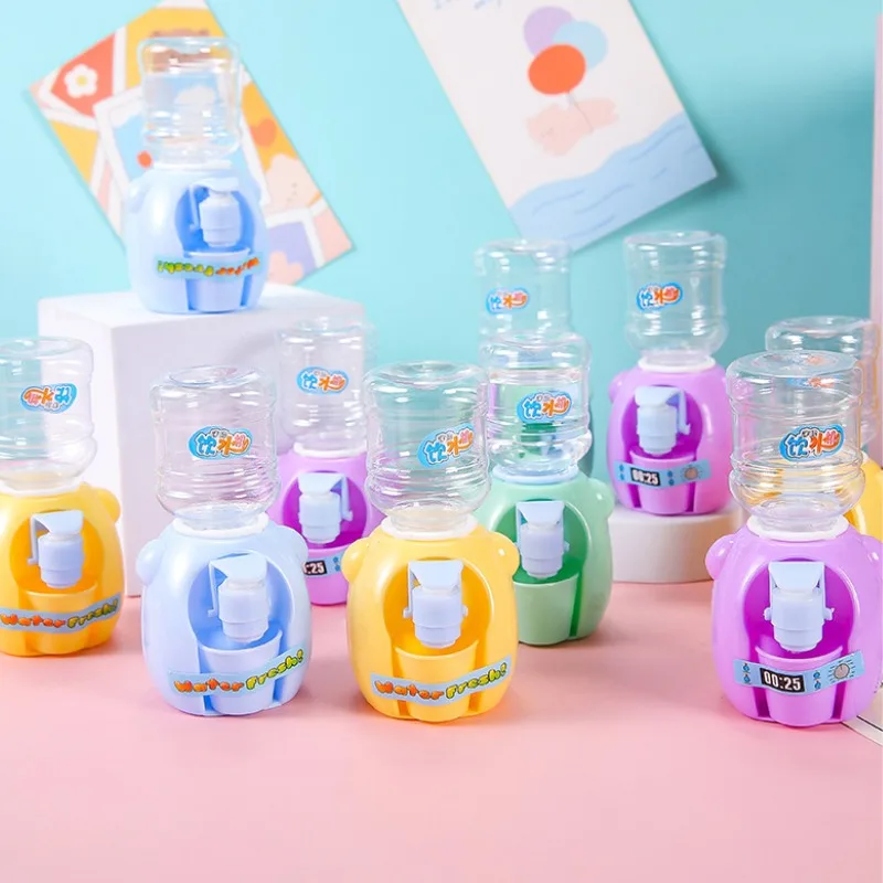 Mini Simulation Water Dispenser Toy Playing House Water Dispenser Baby Toy Pretend Play House Kitchen Toys for Boys Girls Gifts 4