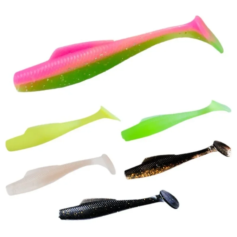 Leurre De Pêche, 10 Pièces 4Cm 1.3g Artificiel Réaliste en Forme De Crevette De Pêche Leurre Souple Appât - Sport