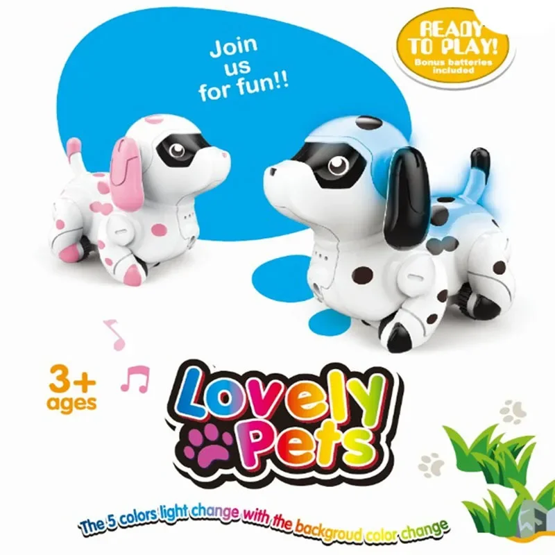EBORUI 614 Kids Magic Inductive Dog Model Toy [Follows Black Line] with 5 Changeable Colors +Black Pen Magic Toy Gift for Kids 2