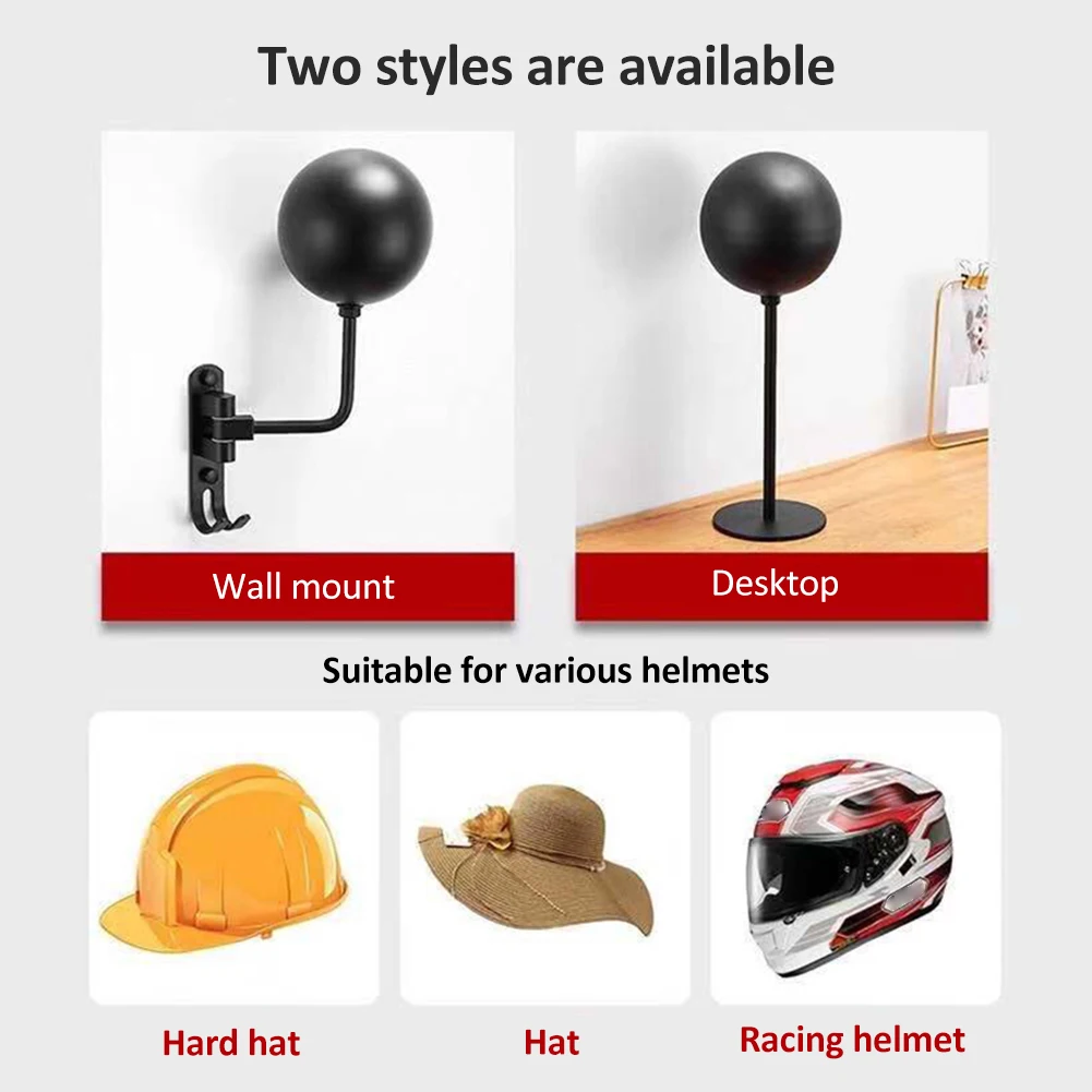 Soporte de pared para casco de motocicleta, colgador con rotación de 180 °,  gancho de almacenamiento, novedad - AliExpress