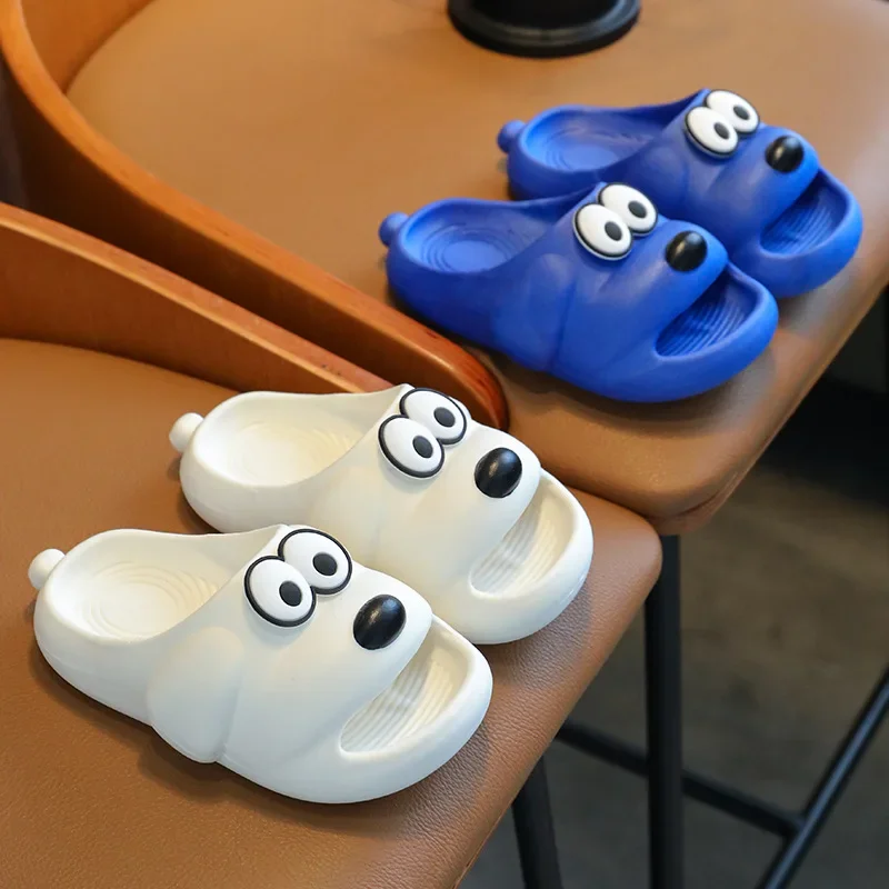 Summer Baby Sandals for Boys Girls Cute Dog Cartoon Kids Flip Flops Toddler Slippers for Children Home Slides Beach Shoes