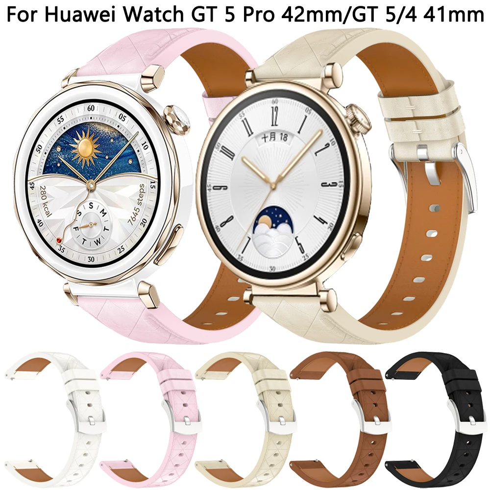 Elegant 18mm Leather Watch Band - Premium Strap