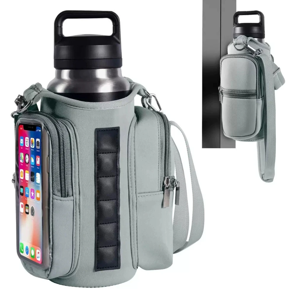 Magnetic Sports and Travel Gym Bag with Strap & Water Bottle Holder