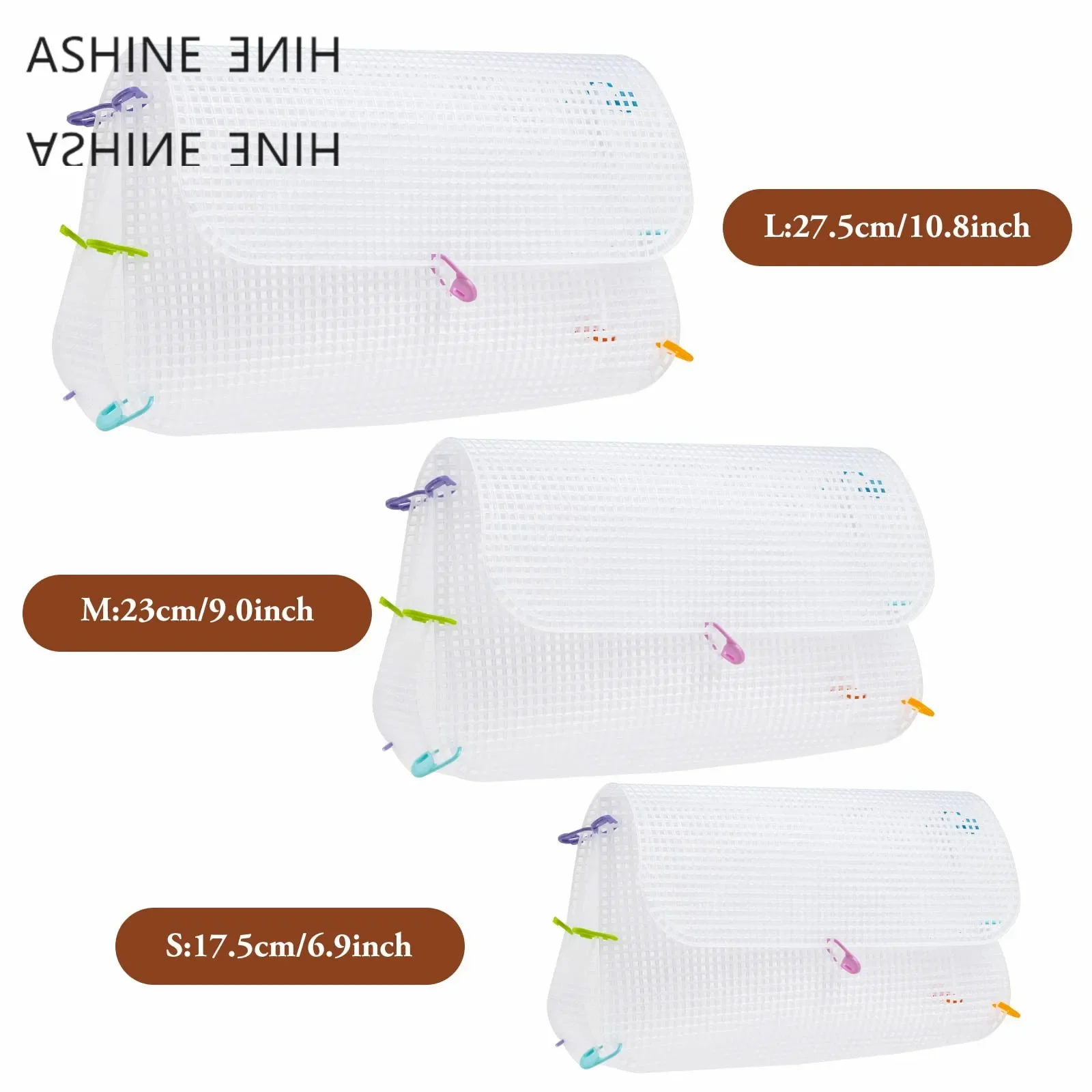 Knitting Weaving Plastic Mesh Sheet DIY Sewing Woven Bag Accessories Purse Making Supplies Crochet Projects Knitting Supplies