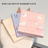 Art Value Pet Paradise 9-Color Eyeshadow Palette — Anime-Inspired Design, Adorable Style, Three Unique Color Palettes with 4