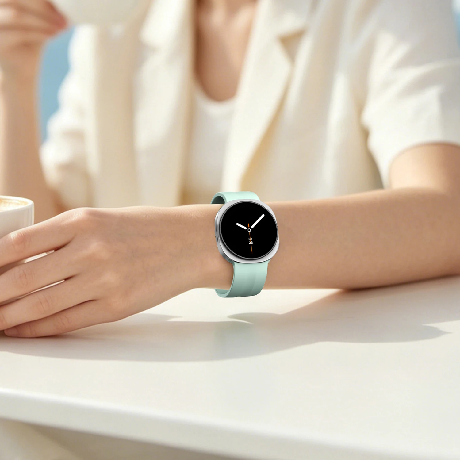 Silicone Replacement Watch Band - Adjustable Sports Strap