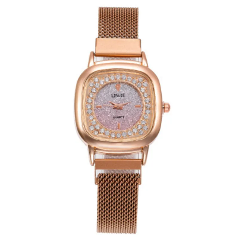 

Quartz Watches Women's Mesh Belt Light Luxury Star Same Style Fashion Casual Minority Tianxing Women's Watches