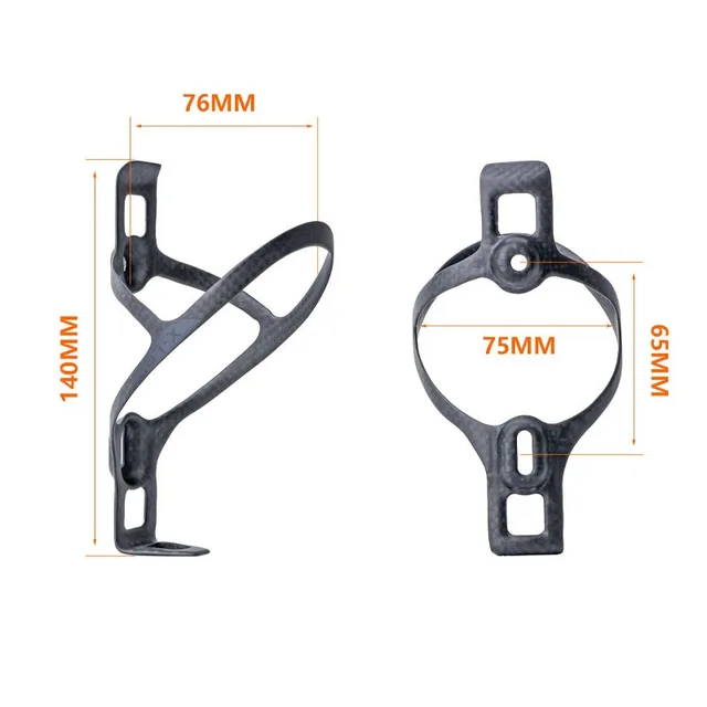 Carbon Fiber Water Bottle Cage Lightweight Aero Cup Holder for Mountain Road Bike Cycling Essential Riding Accessory Universal 6