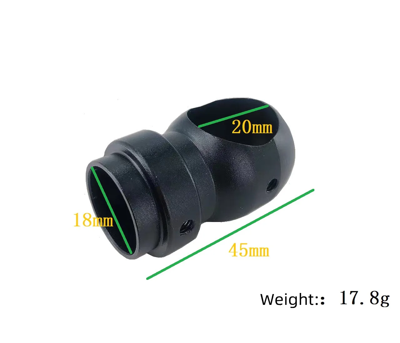 

Connecteur De Joint De Tube en Fiber de carbone 20 à 18mm pour Drone agricole de plantes multi-axes