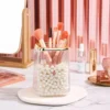 Makeup Brush Bucket Storage Tube Dressing Table Office Desktop Pen Holder Cosmetics Storage Box 3