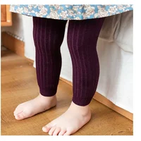 NEW Spring Autumn Baby Pants Newborn Girls Leggings Soild Color Cotton Pants Kids Children Leggings 0-6 Years 4