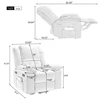 Massage Recliner Power Lift Chair for Elderly with Adjustable Massage and Heating Function Recliner Chair with Infinite Positio 2