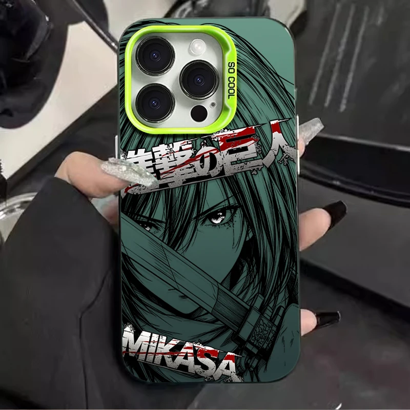Attack on Titan Eren & Mikasa Ackerman Phone Case Cover