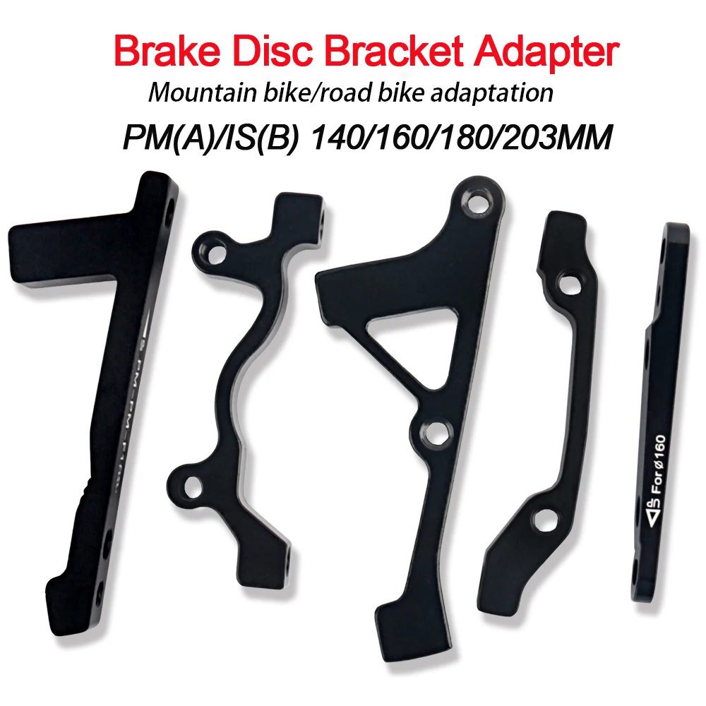 WUZEI 1pc Brake Disc Ultralight Bracket IS PM A B Road /MTB Bike Brake Disc Bracket Adapter For 140 160 180 203mm Rotor Adapter