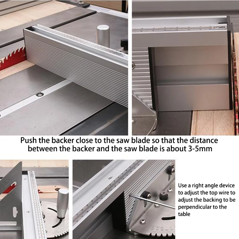 Miernik ukośny 450mm Uchwyt do pchania Prosty styl Backer Narzędzia do obróbki drewna DIY