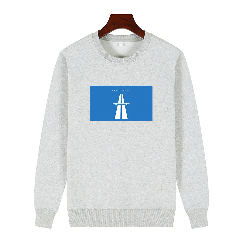 

Kraftwerk Autobahn 70s Electronic Synth Avant Garde graphic sweatshirts fleece hoodie cotton thick sweater hoodie Men's clothing