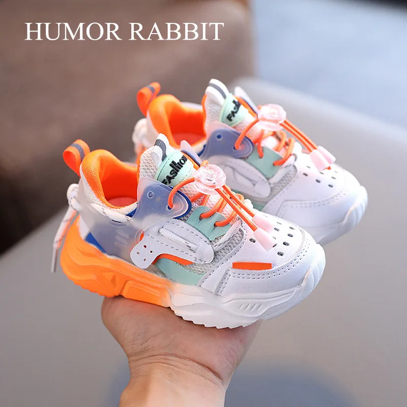 Sports Shoes New Autumn Baby Girls Boys Casual Shoe Soft Bottom Non-slip Breathable Outdoor Fashion for Kids Sneakers Children
