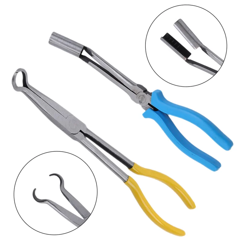 

27CM Car Spark Plug Wire Removal Pliers Cable Clamp Removal Tool Angled Pulling Remover High Quality Car Repair Tools