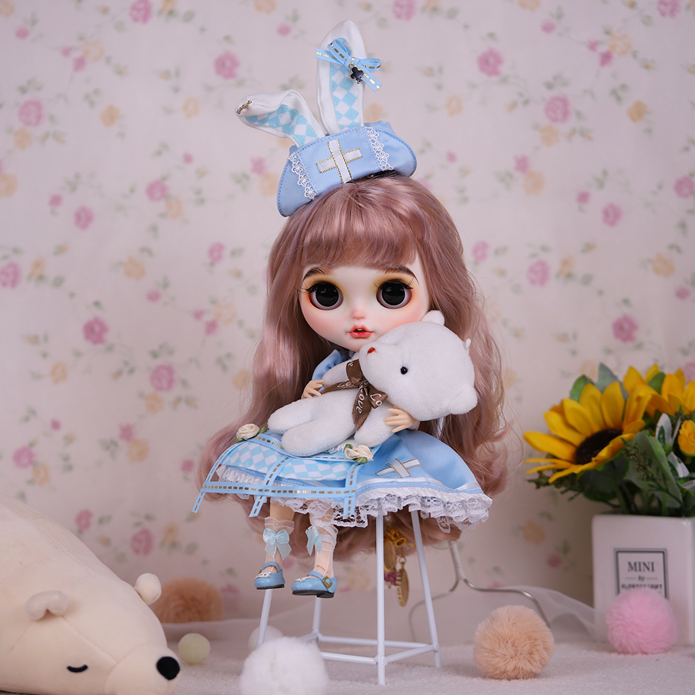 Hannah – Premium Custom Neo Blythe Doll with Multi-Color Hair
