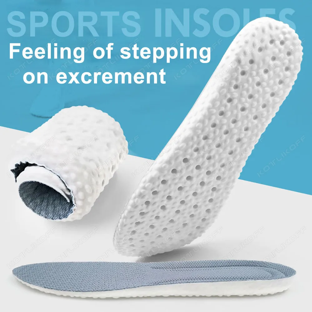 

Super Soft Sports Shoes Insoles Running Comfortable Insole For Feet Shock Absorption Baskets Shoe Sole Arch Support Orthotic Pad