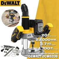 DEWALT DCW620 20V MAX XR 2-1/4 Peak HP Plunge Router Cordless Router ANTI-ROTATION Woodworking Router Dewalt Power Tools DCW620B 1