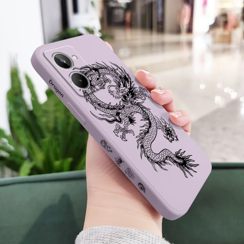 Dragon Groaned Liquid Silicone Phone Case