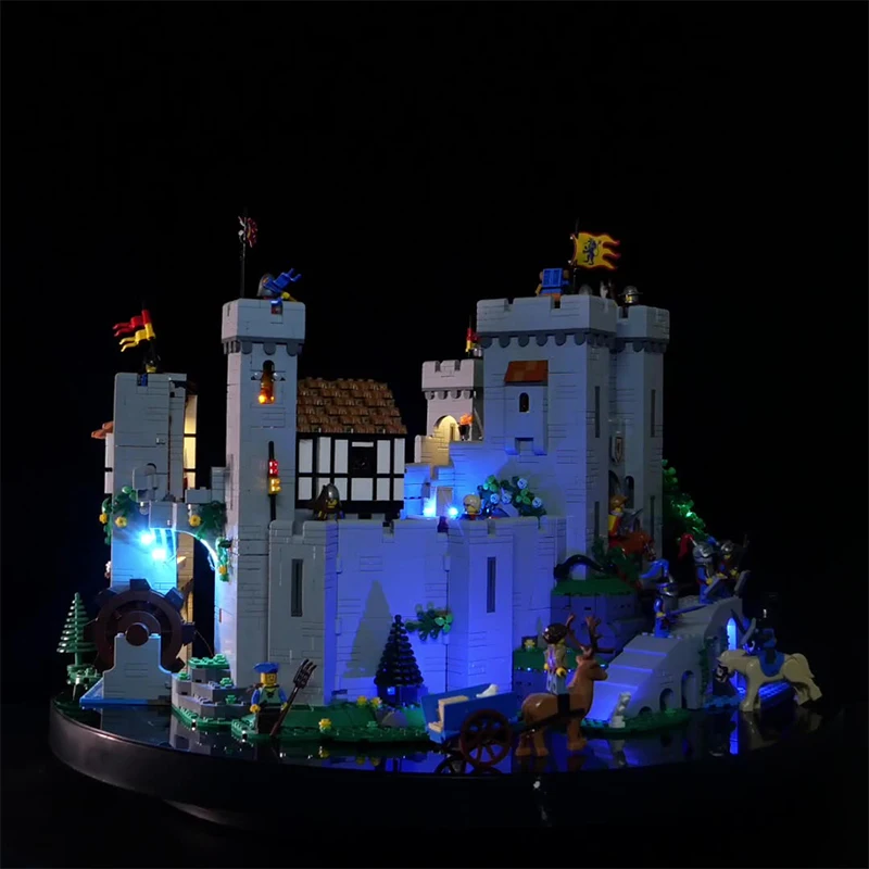 Kit Luci A Led Per Lego 10305 Lion King Castle Building Blocks Giocattolo In Mattoni (Solo Luce A Led, Senza Modello Di Blocchi)