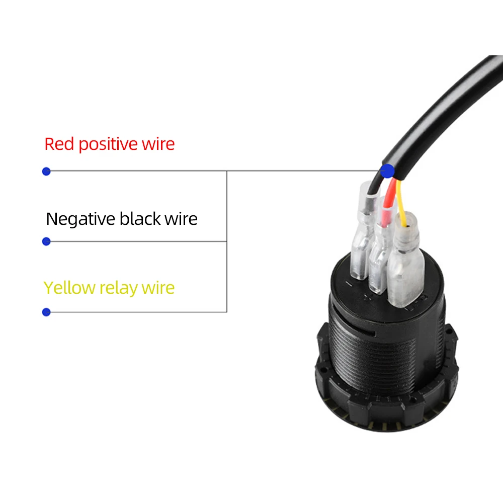 Car Clock Motorcycle Handlebar Clock Motorcycle Digital Clock Panel Waterproof Electronic Watch Clock Time LED Display Universal For 12V-24V Car Boat