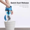 Bagless Canister 2.5L Vacuum Cleaner, Lightweight Vac for Carpets and Hard Floors, NEN110A, Blue 4