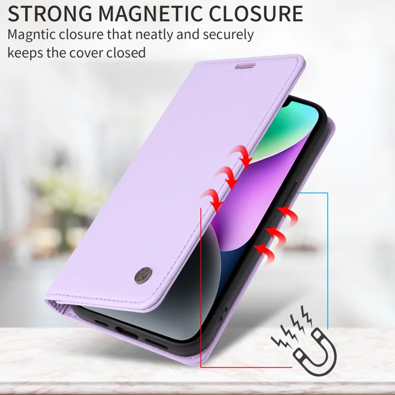 Magnetic Leather Wallet Flip Phone Case Cover