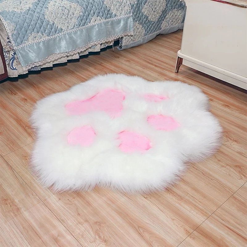 Brown Mini Cat Paw Rug — The Tabby Haberdashery