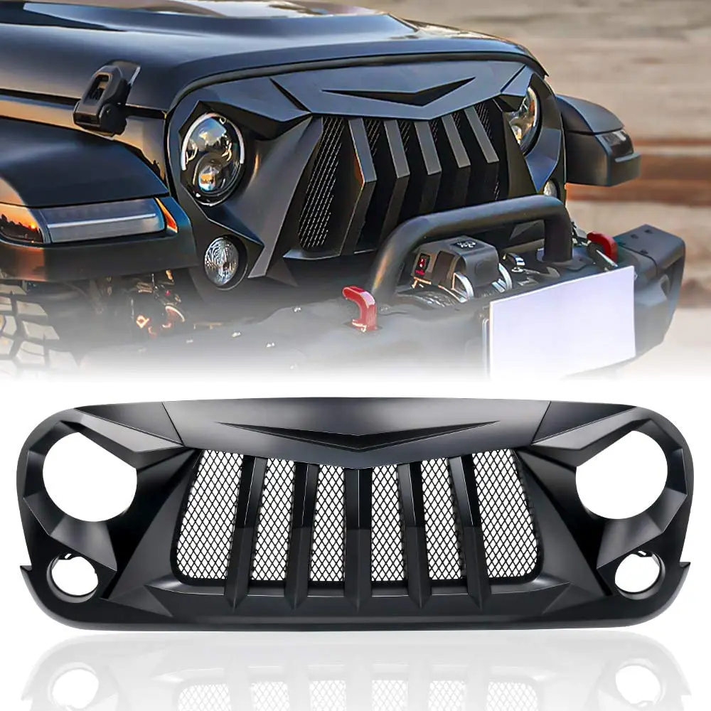 

2013-2017 4x4 аксессуары для внедорожников Передняя решетка для WRANGLER JK