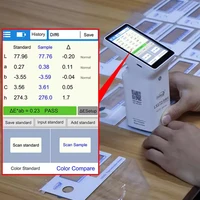 LS172/LS173/LS175 Digital Colorimeter Color Meter Colormeter  45°/0° D65 Light Source Paint Easy to Use Touch Screen D/8° 2