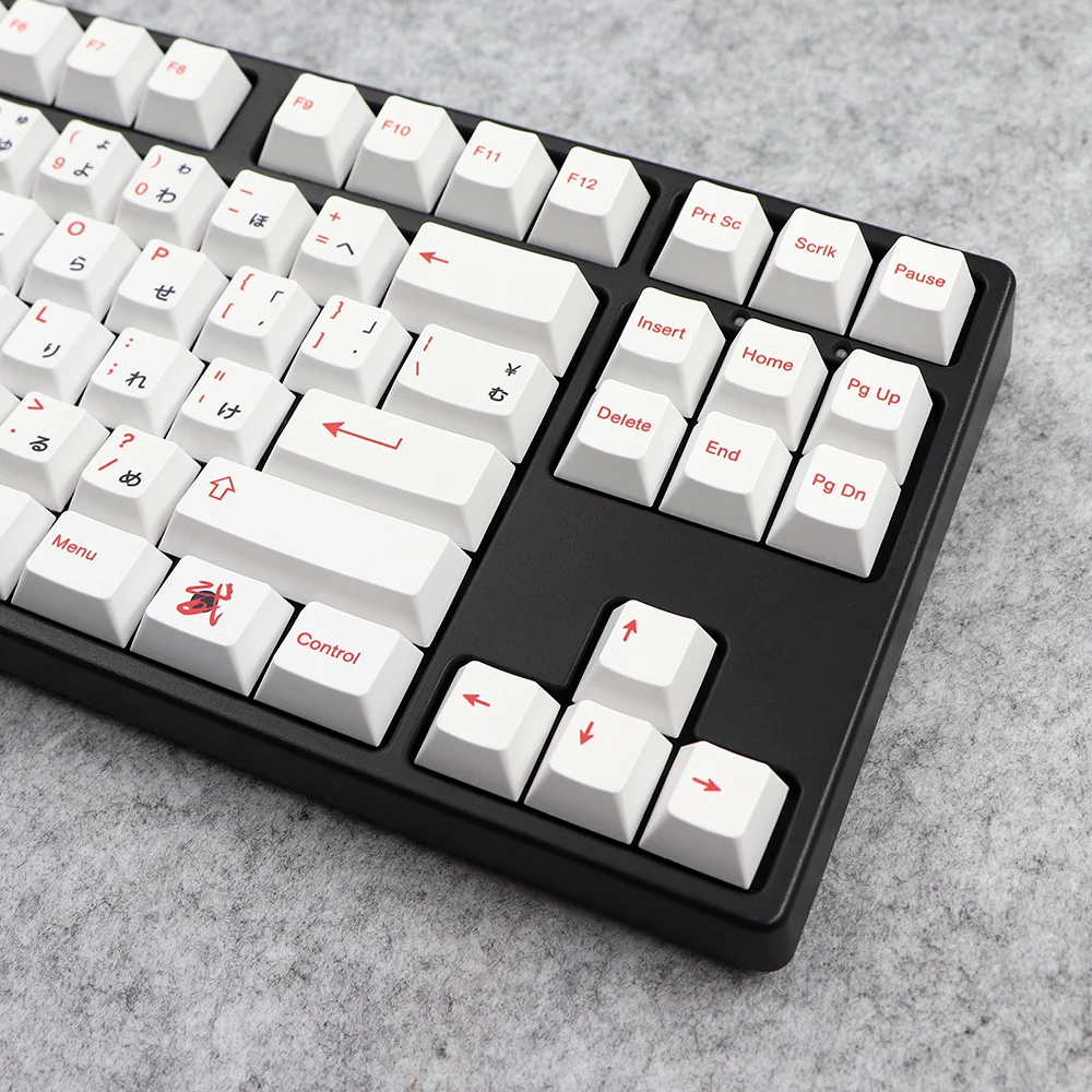 gmk bushido keycap cereja perfil corante subb keycaps compatível cereja teclado mecânico barra de espaço