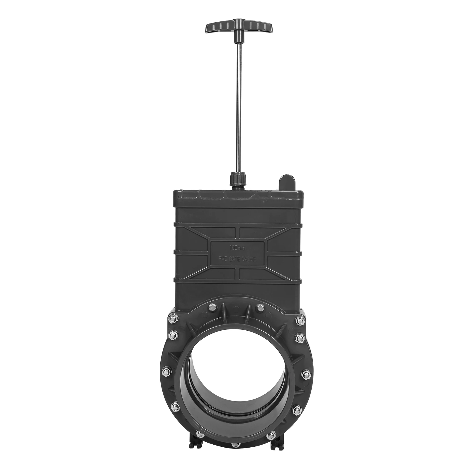 UPVC Sliding Gate Valve for Waste Sewer with Plastic Pull Plate