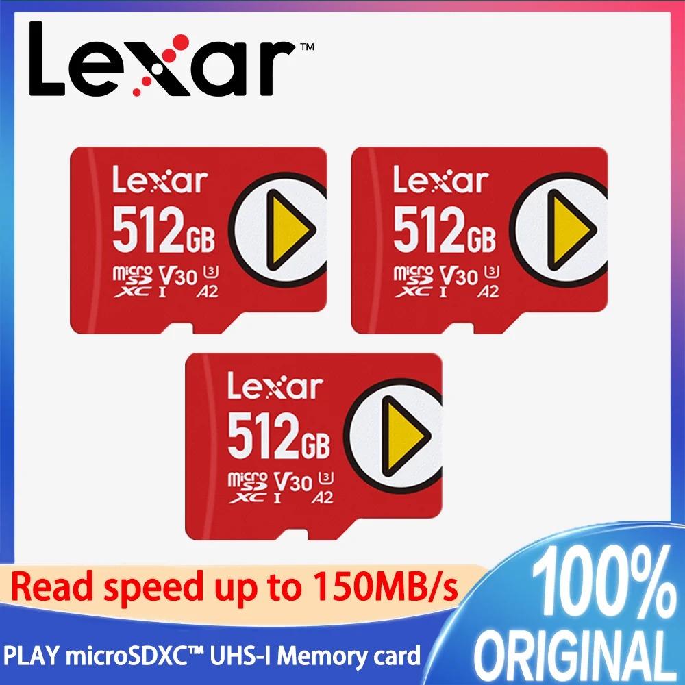 LexarmemorycardPLAYmicroSDXCCardMicroSDCard1TB512GB256GB