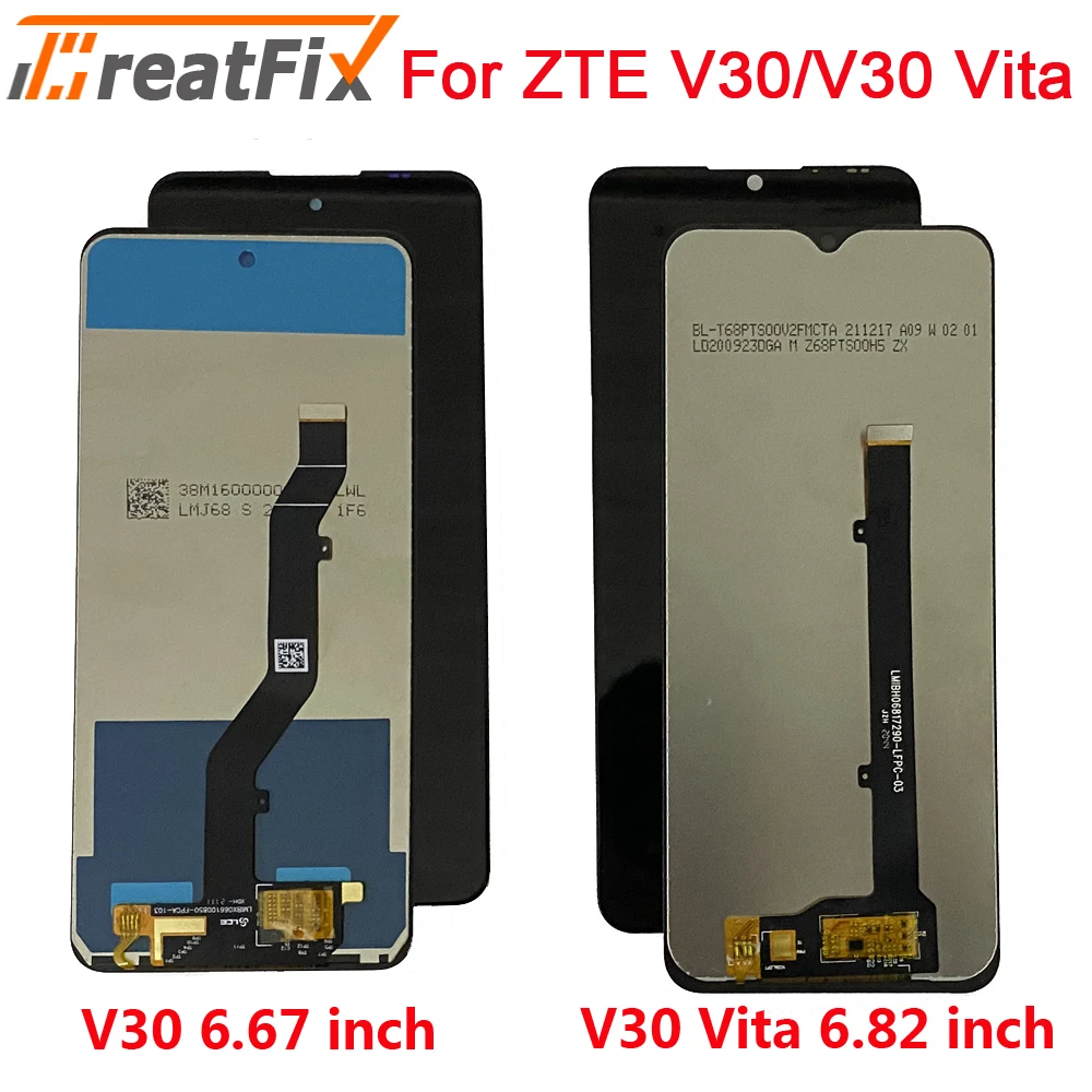 

Original LCD For ZTE Blade V30 Vita 8030 LCD Display Touch Screen Digitizer For LCD ZTE Blade V30 9030 lcd Screen Display