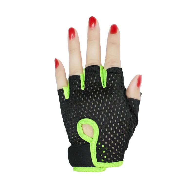 Half-Finger Gloves Mesh Breathable Fitness Spring Summer Women Sun Protection Wearproof Cycling Men Thin Outdoor Sports Gloves 5