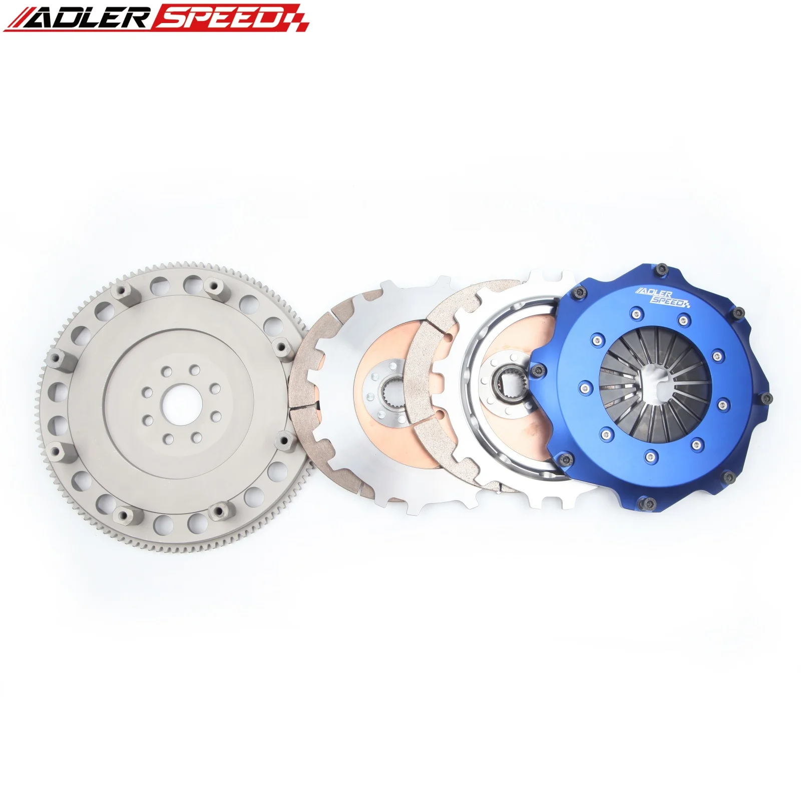 토요타 1JZ 2JZ R154 (푸시 스타일 릴리스 메커니즘) ADLERSPEED 8.5인치 (215mm) 시리즈 트윈 디스크 플레이트 클러치 키트