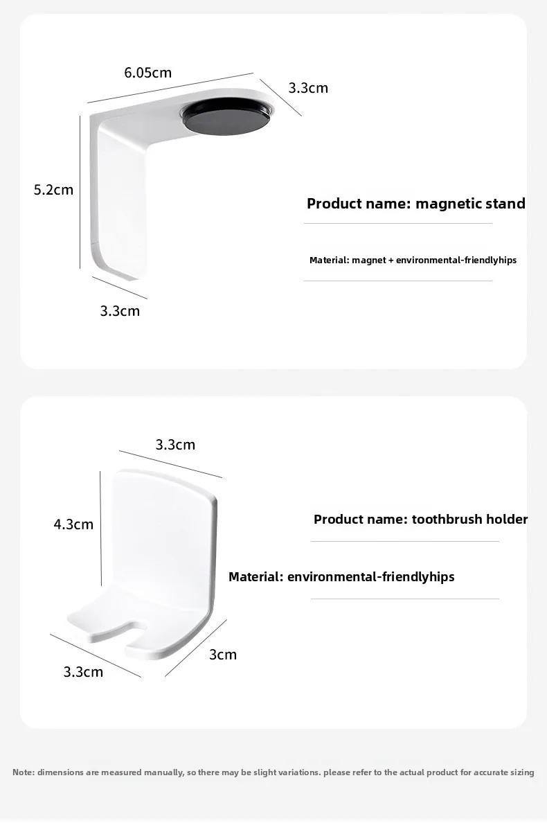 Bicchiere da bagno magnetico rovesciato con porta spazzolini_voghion.com