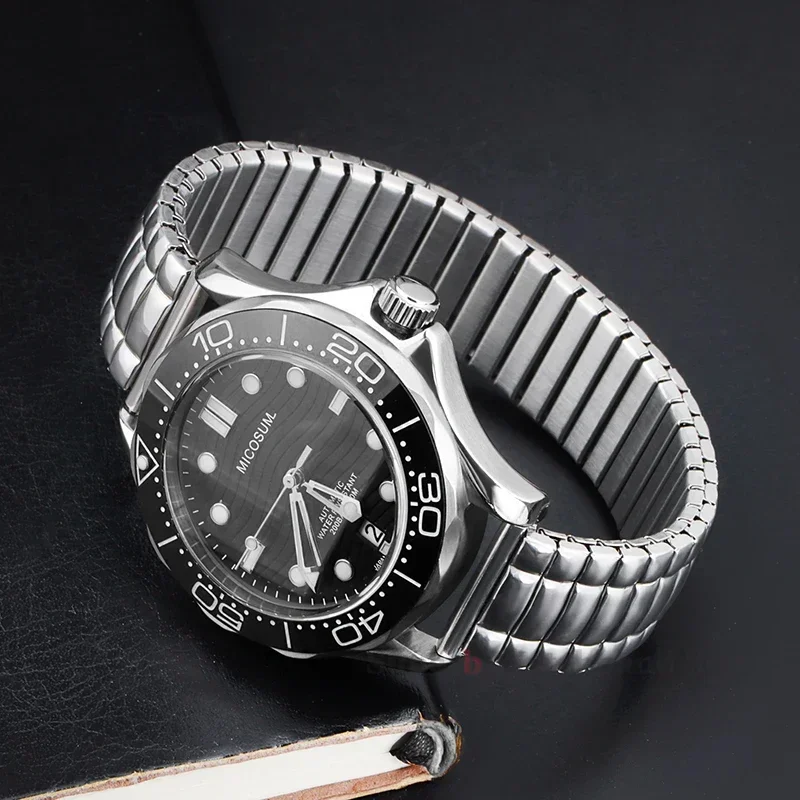 Elegant Stainless Steel Elastic Watch Band - Universal Stretch Wristband Accessories